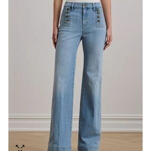 Lauren Ralph Lauren Light Blue Flare Jeans